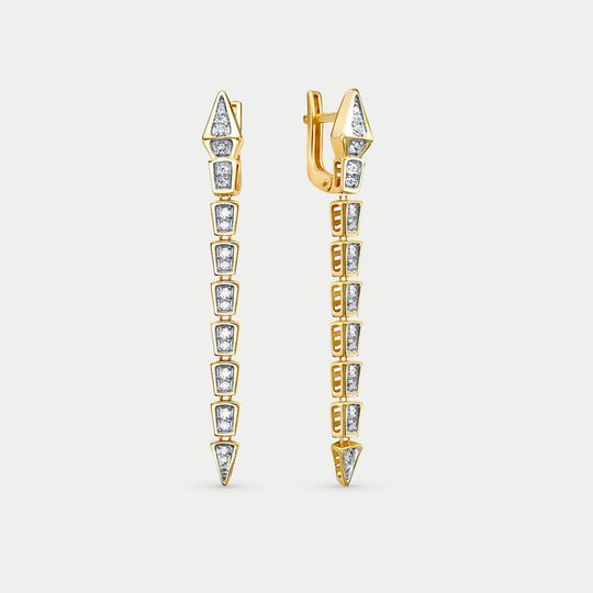 Серьги золотые