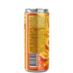 Информация о пользе имбиря и процессе cold brew в чае «Колд брю» Манго и Маракуйя 28SEEDS, боковая часть