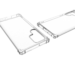 Прозрачный чехол с усиленными защитными углами для смартфона Samsung Galaxy S22 Ultra, серия Ultra Plus от Caseport