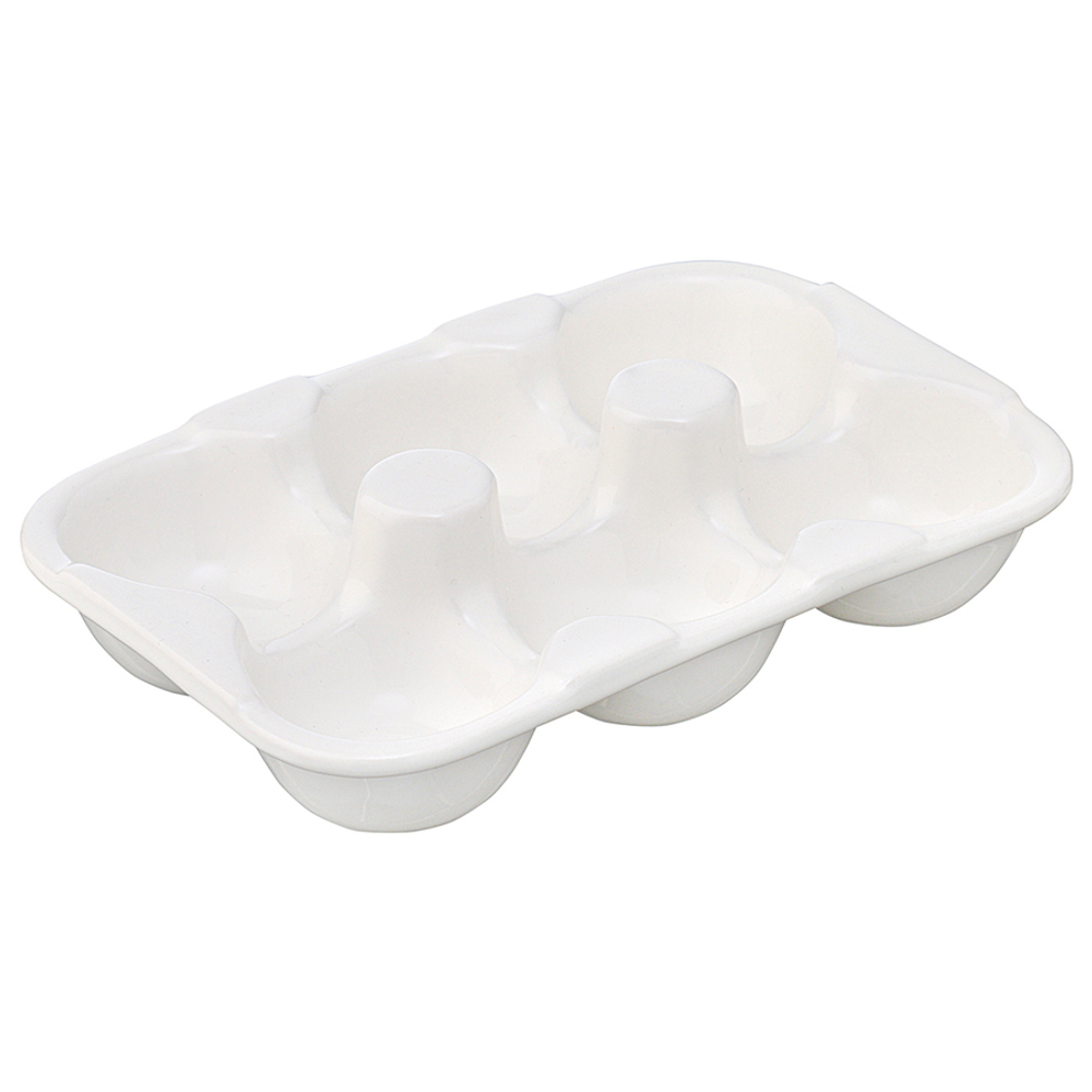 Подставка для яиц simplicity, 18,6х12,4 см, белая