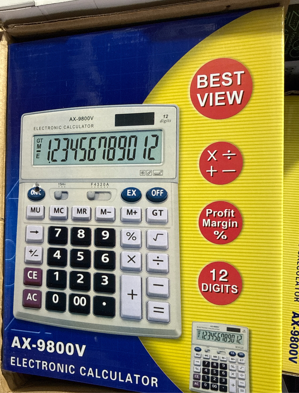 Калькулятор AX-9800V 9800