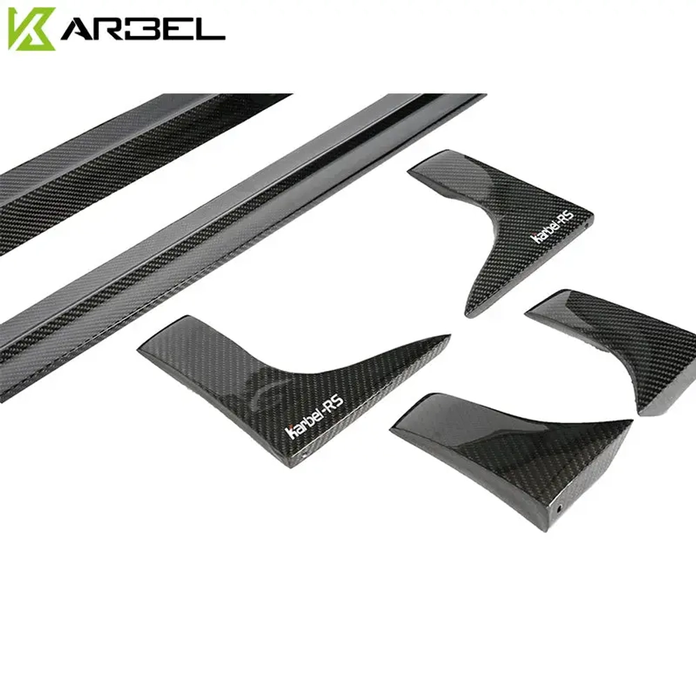 Карбоновые юбки для AUDI RS5 B9 2017 - 2019 Ауди обвес