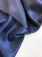 Подклад синий, вискоза, жаккард точка