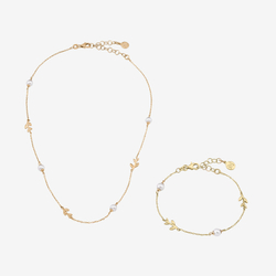 Подарочный комплект Majorica: колье и браслет Juliette