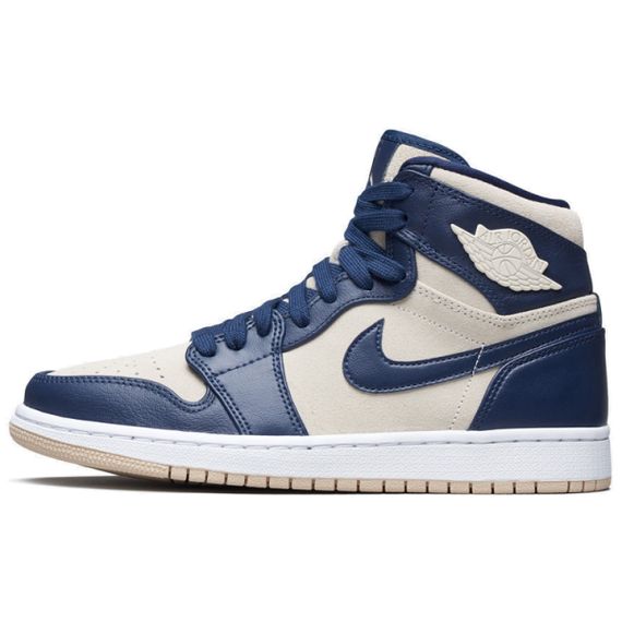 Jordan Air Jordan 1 Retro Premium Midnight Navy Light Cream