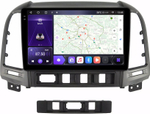 Магнитола для Hyundai Santa Fe 2006-2012 - Carmedia OL-9717 QLed+2K, Android 12, TS10,  CarPlay, 4G SIM-слот