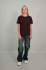 Женская базовая хлопковая футболка Happyfox