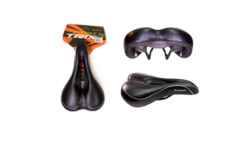 Седло TRIX спорт 265х165 мм, с вентиляцией, черное