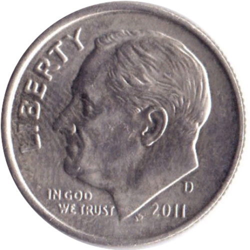 США. 10 центов. 2011. D. (Dime). UNC
