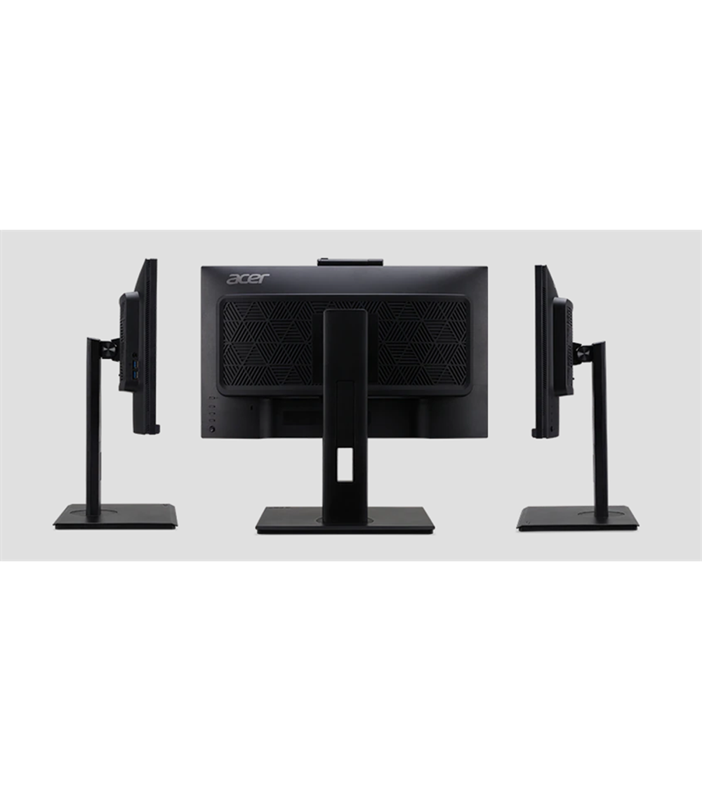 23,8" ACER (Ent.) B248Ybemiqprcuzx, IPS, 1920x1080, 75Hz, 178°/178°, 4ms, 250nits, HDMI + DP + Type-C + DP Out + RJ45 + USB3.0x4 + USB-B(2up 4down) + Webcam + Колонки 2Wx2, HDR 10, HAdj 150mm