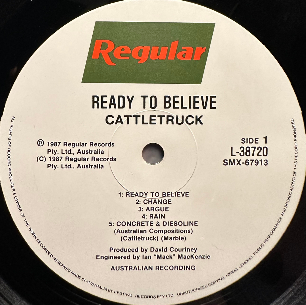 Cattletruck - Ready To Believe (Австралия 1987г.)