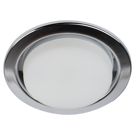 Светильник встраиваемый ЭРА KL35 CН /1 (к) Set 10 под лампу GX53 хром с термокольцом набор 10 шт