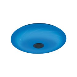 ULI-D291 72W-SW+RGB-50 MERCURY Cветильник светодиодный накладной. Диммируемый. Пульт ДУ в-к. Встроенная Bluetooth колонка. Теплый свет3000К-Белый свет4000К-Дневной свет6500К-RGB. 5700Лм. TM Uniel