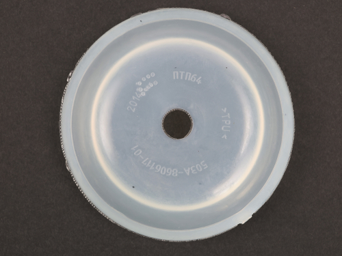 Мембрана цилиндра подъема кузова а/м МАЗ синий полиуретан (ПТП64)