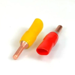 Кабельный наконечник штыревой алюмо-медный НШАМ для СИП кабеля GTLA комплект 5 шт. + 5 изоляционных колпачков