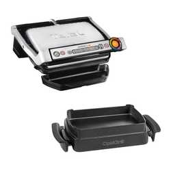 Комплект электрогриль Tefal GC716D12 + насадка Tefal XA725870