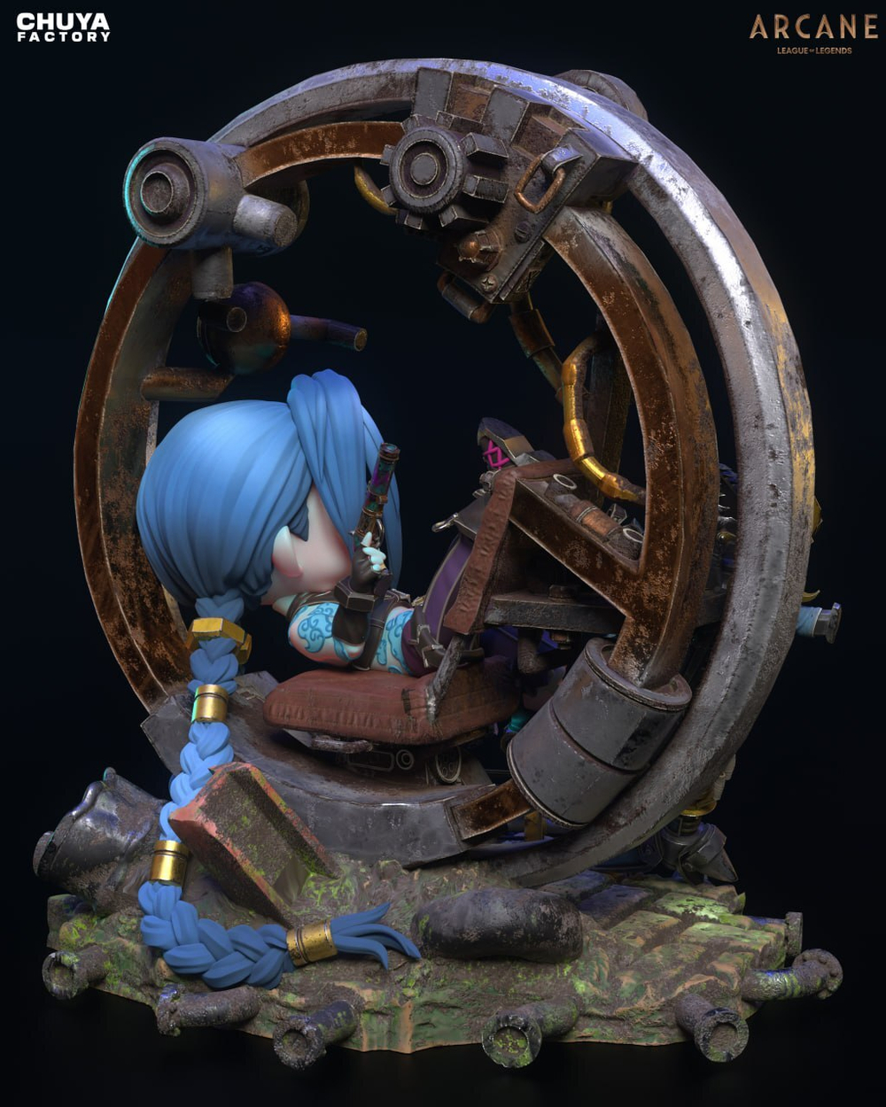 Фигуркаел Джинкс Лига легенд Jinx League of Legends