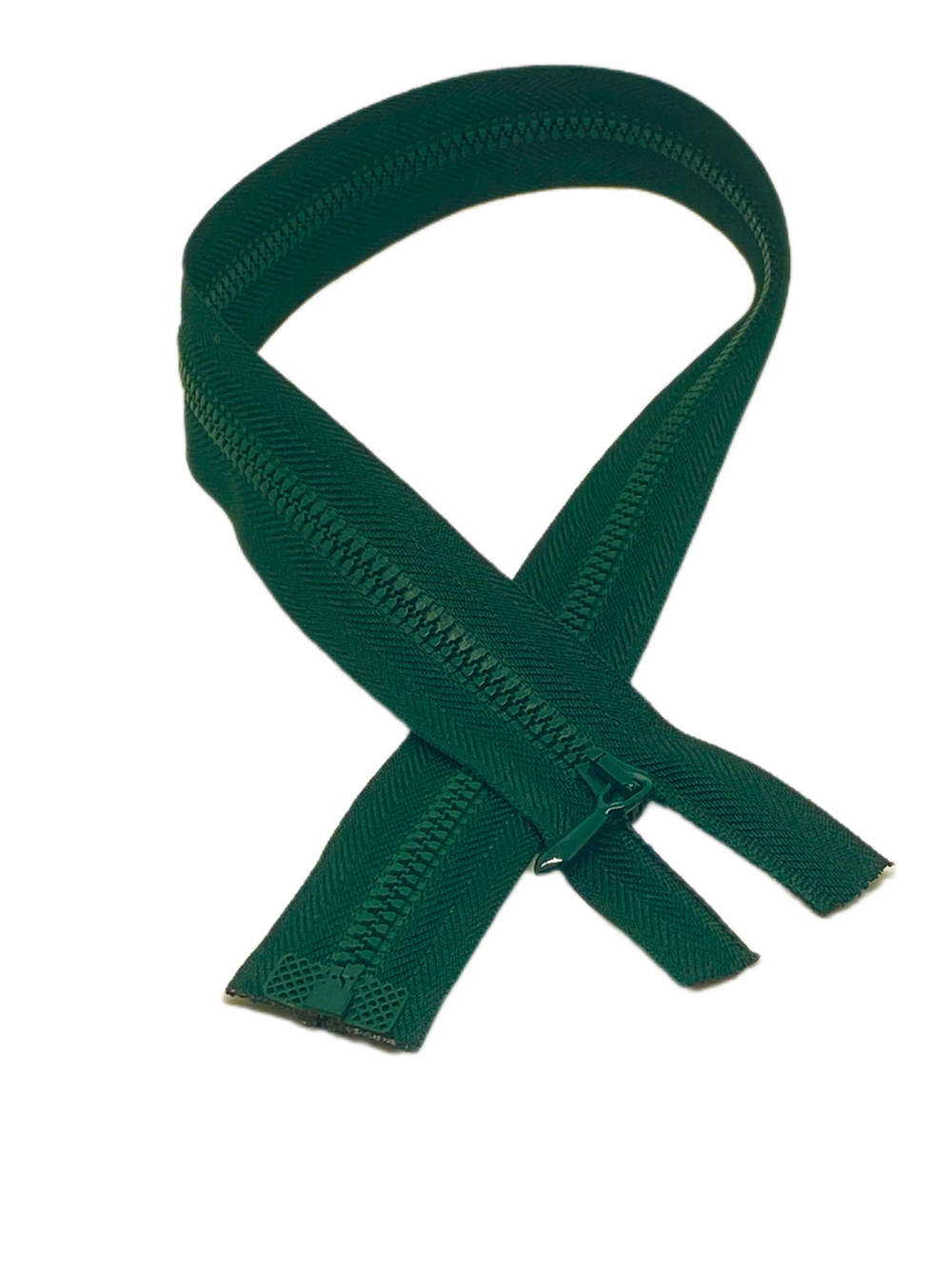 Застежка молния разъемная т-4 35 см зеленый