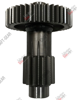 JS125T-1707047 - Вал промежуточный демультипликатора (короткий) на КПП