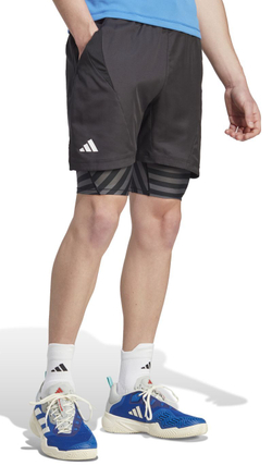 Мужские теннисные шорты Adidas 2n1 Short Pro - black