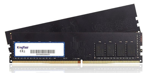 Память KingFast DDR4 DIMM 16Гб, 2666МГц, CL17, Retail, 1.2В (KF2666DDCD4-16GB)