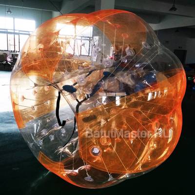 Бампербол «Прозрачно - оранжевый», ПВХ, диаметр 1,8 м