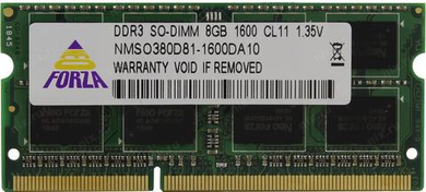 Neo Forza <NMSO380D81-1600DA10> DDR3 SODIMM 8Gb <PC3-12800> CL11  (for  NoteBook)