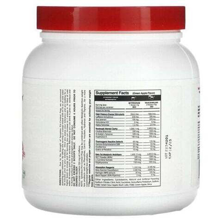 Предтренировочные комплексы Metabolic Nutrition, Synedrex, предсоревновательная подготовка, зеленое яблоко, 420 г (14,8 унции)