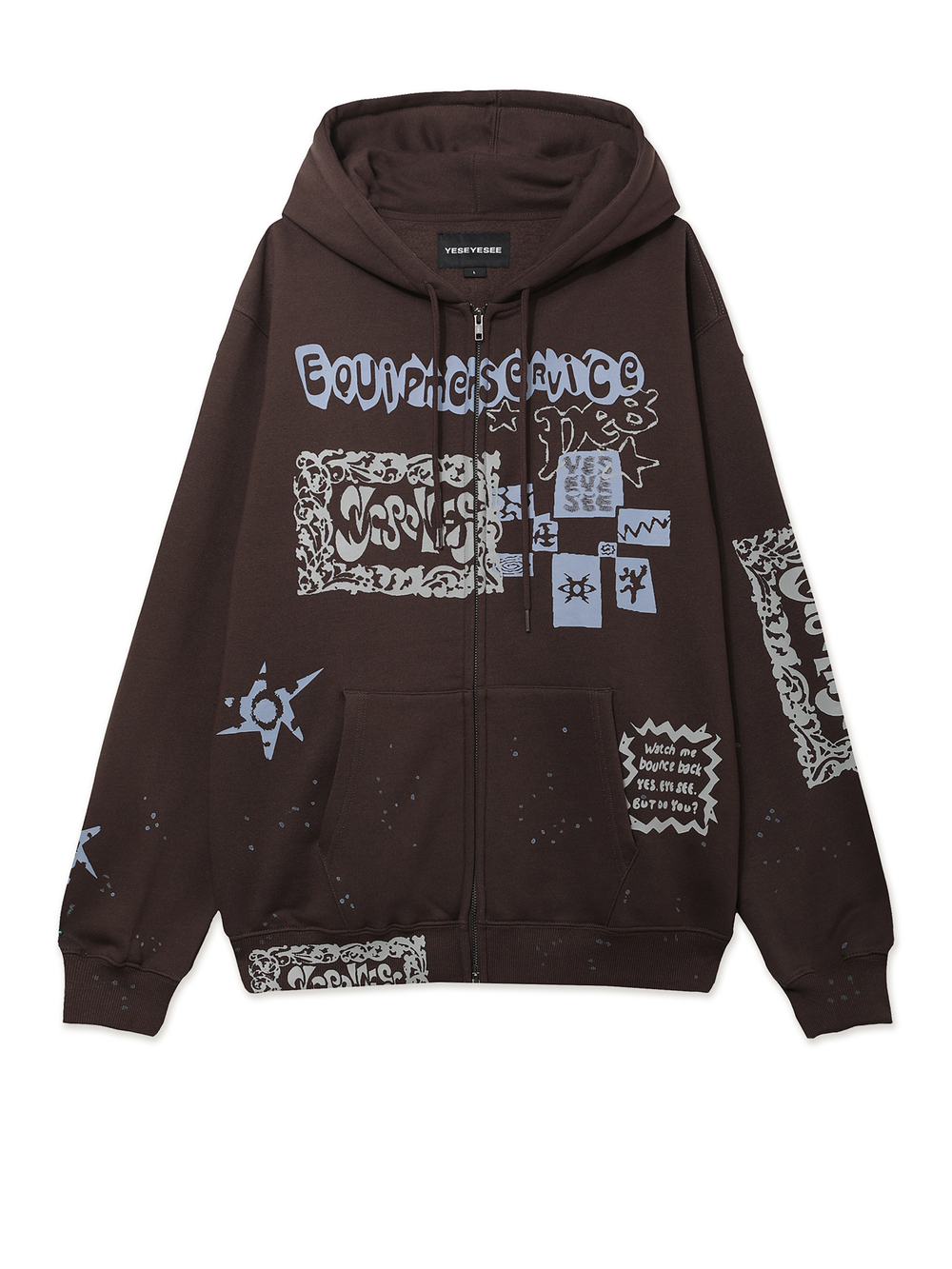 Мужская Толстовка Scanned Zip-up