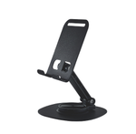 Держатель настольный WALKER WST-55 для смартфона, поворотный, с регулировкой угла наклона, черный
