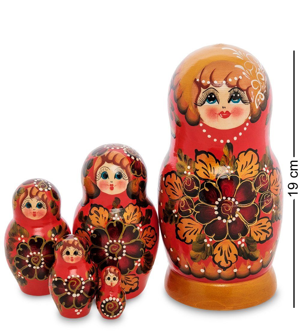 Народные промыслы МР-43/48-A Матрешка-музыкальная 5м «Василина»