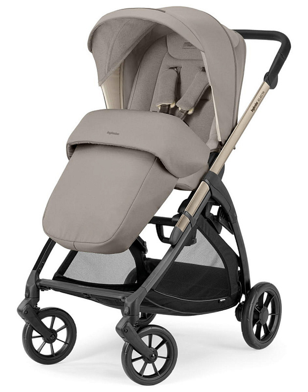 Коляска 3 в 1 Inglesina Electa System Quattro DRW 2025 с подставкой под люльку Battery Beige