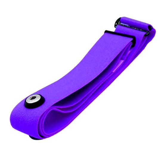 Сменный ремешок с электродами для монитора сердечного ритма, кардиодатчика HRM для Garmin, Polar, Wahoo, 45 мм (Ирис)