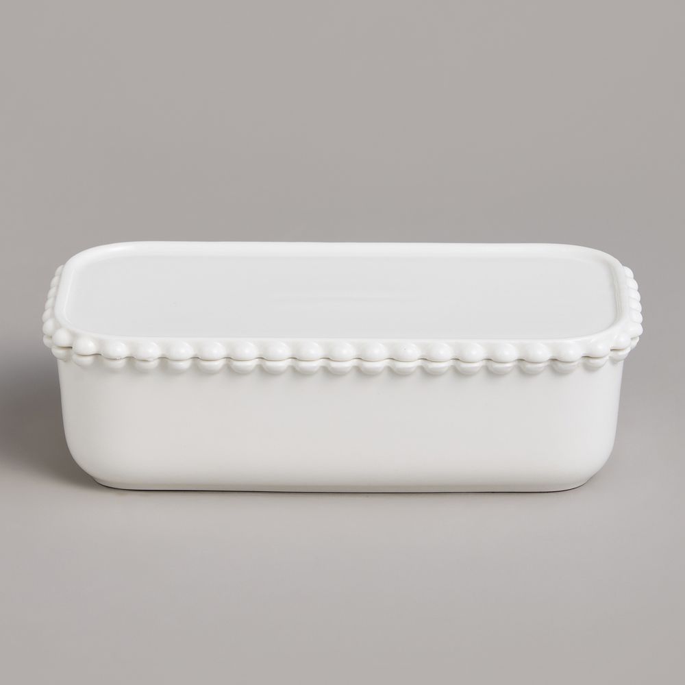 ПАШТЕТНИЦА LEFARD "PEARL" С КРЫШКОЙ ПРЯМОУГ. 18,5*9,5*5,5 СМ 400 МЛ