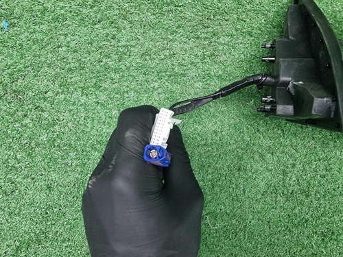 Зеркало левое Tank 500 (2021-н.в.) 17 контактов