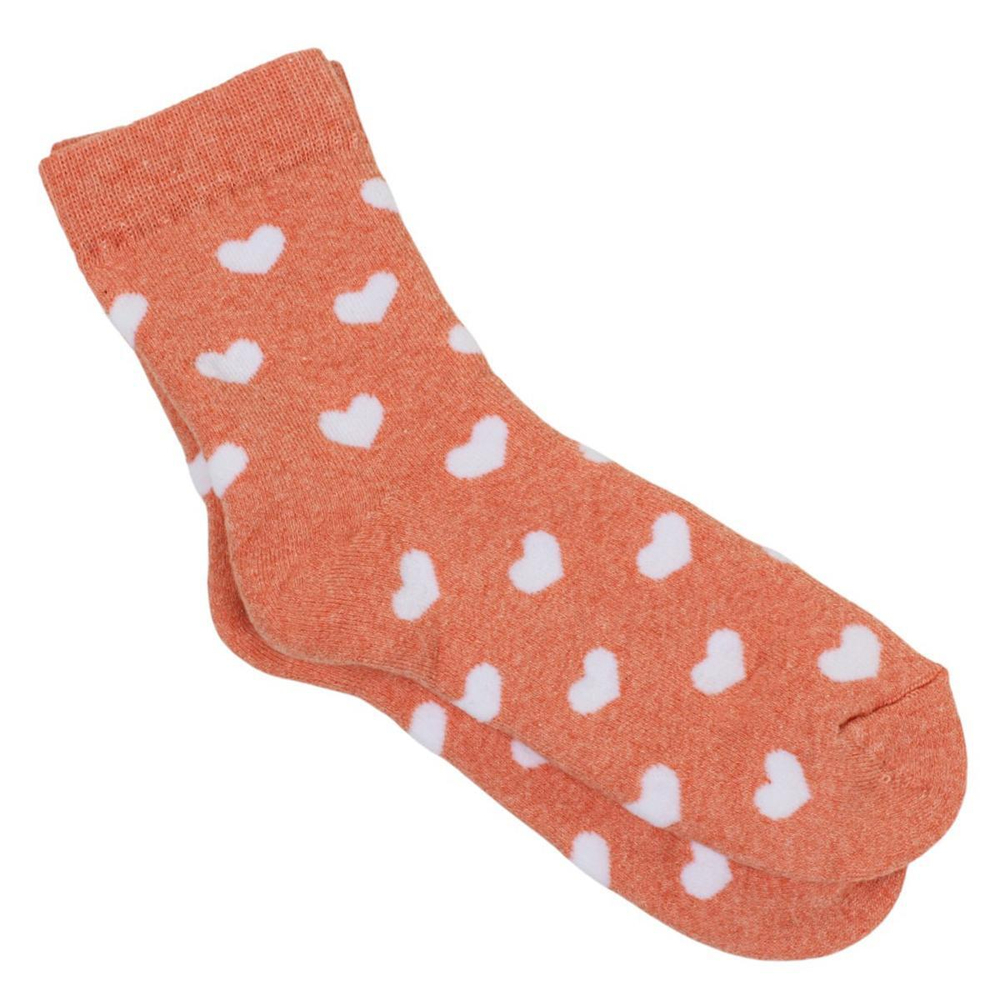 Носки д/девочки махровые TBP329 коралловый р.20 (Батик), 1 шт.