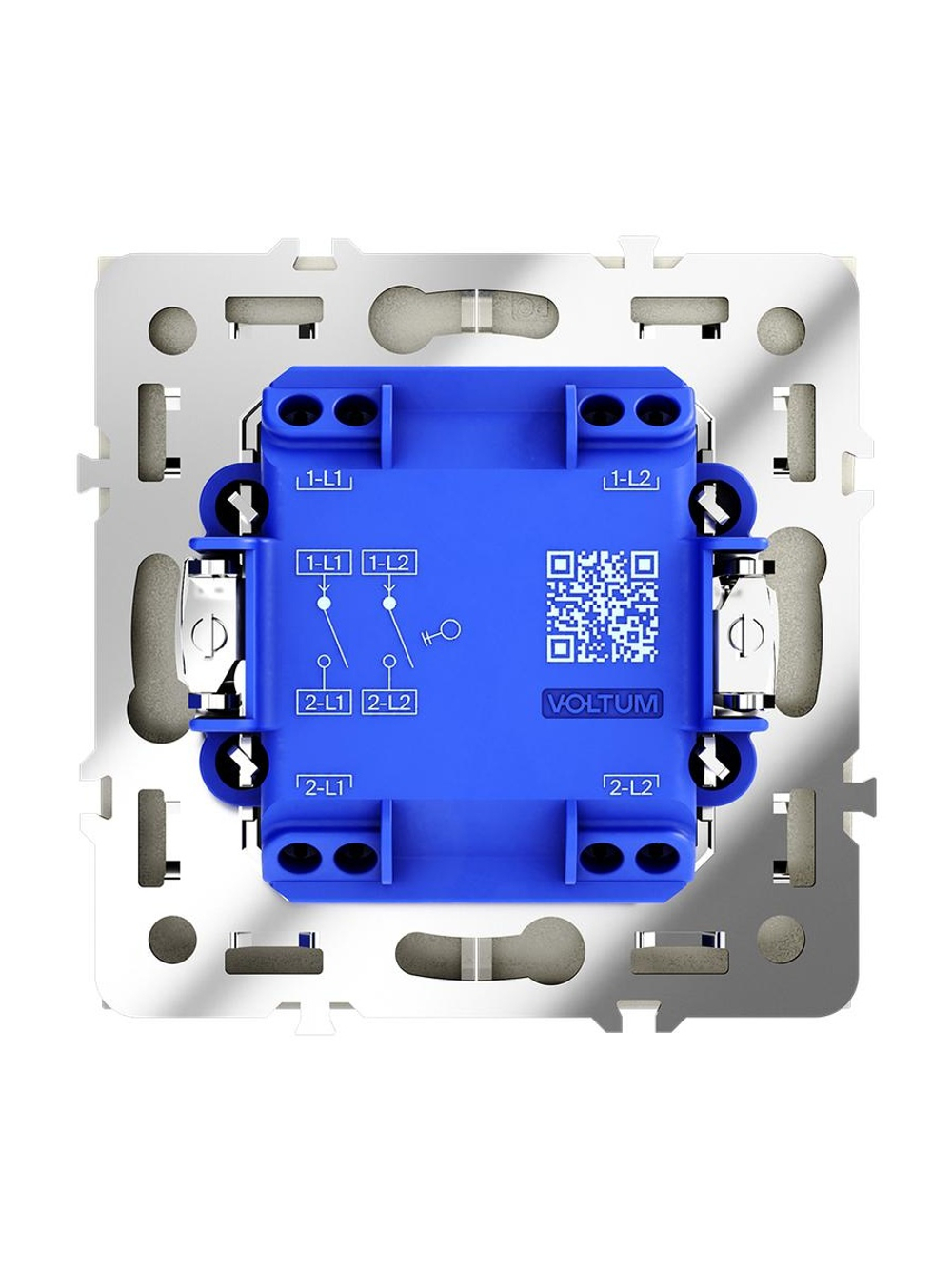 Выключатель 2-кл. СП S70 10А механизм шелк Voltum VLS020104