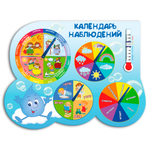 Игровой фигурный стенд Календарь наблюдений 150000683