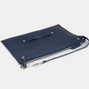 Сумка Tereze из кожи теленка, синего цвета