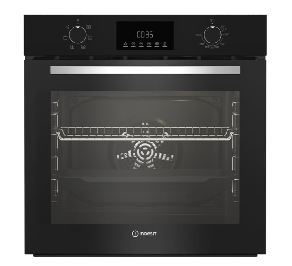 Встраиваемый электрический духовой шкаф Indesit IFE 3644 J BL