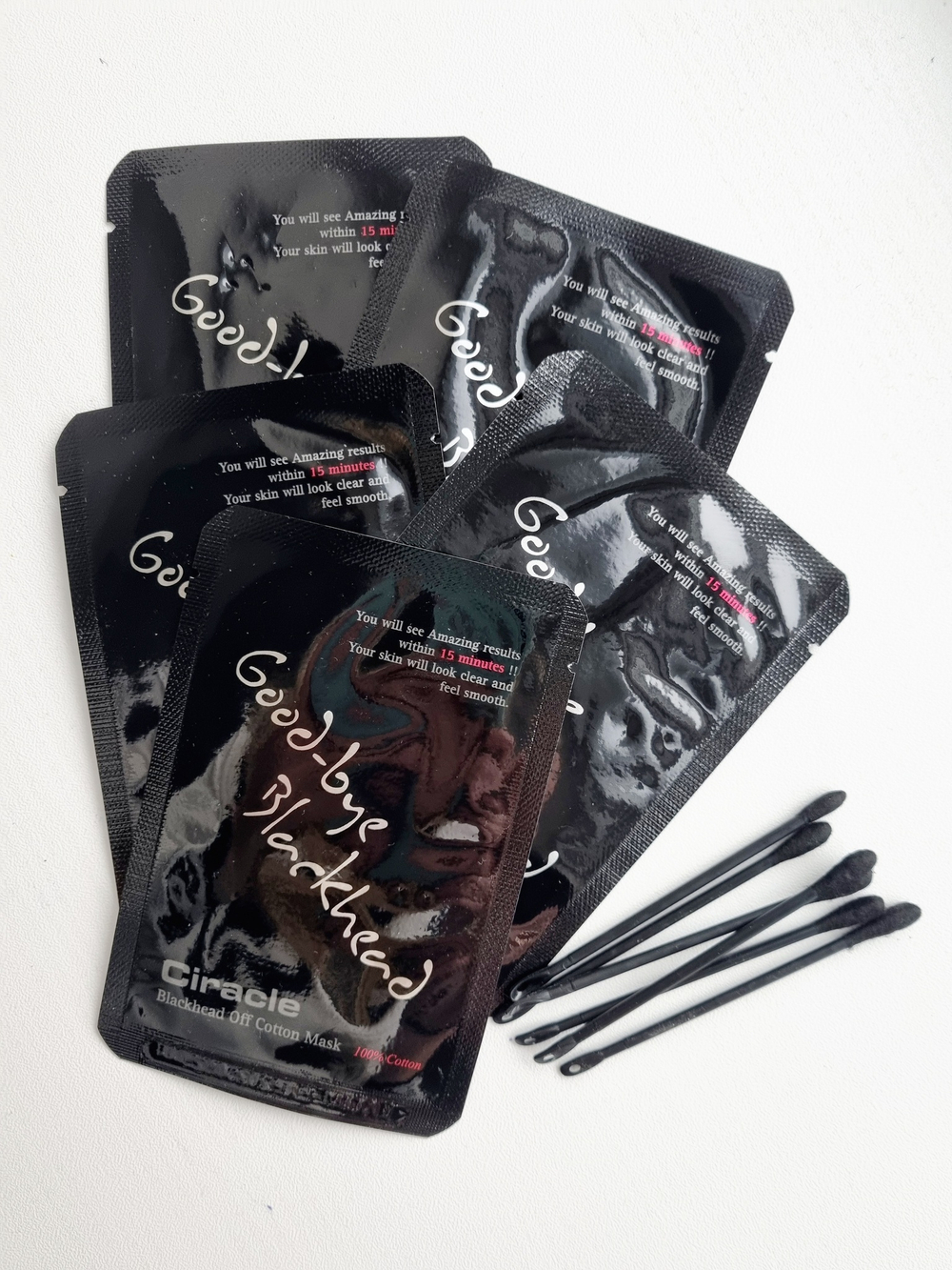 Салфетки для удаления чёрных точек Ciracle Blackhead Off Cotton Mask, 20 шт по 5мл.