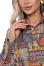 Платье "Тетрис по-новому" (мультиколор) П8677 LT Collection