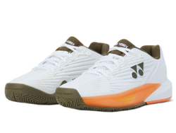 Женские теннисные кроссовки Yonex Power Cushion Eclipsion 5 - white/brown