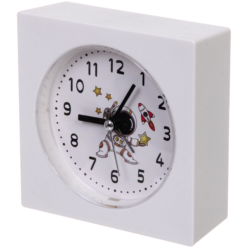 Будильник «Космонавт» 11*11*4см, микс цветов