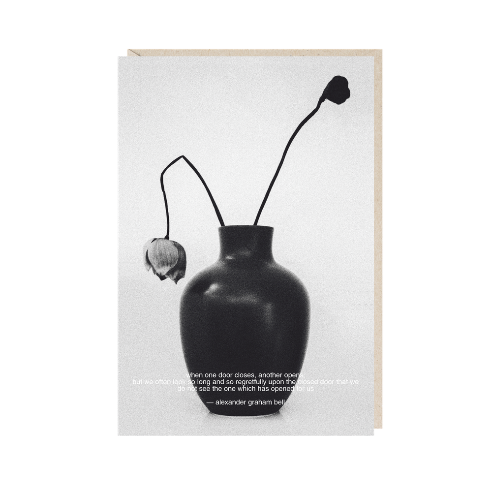 Открытка When one door closes...