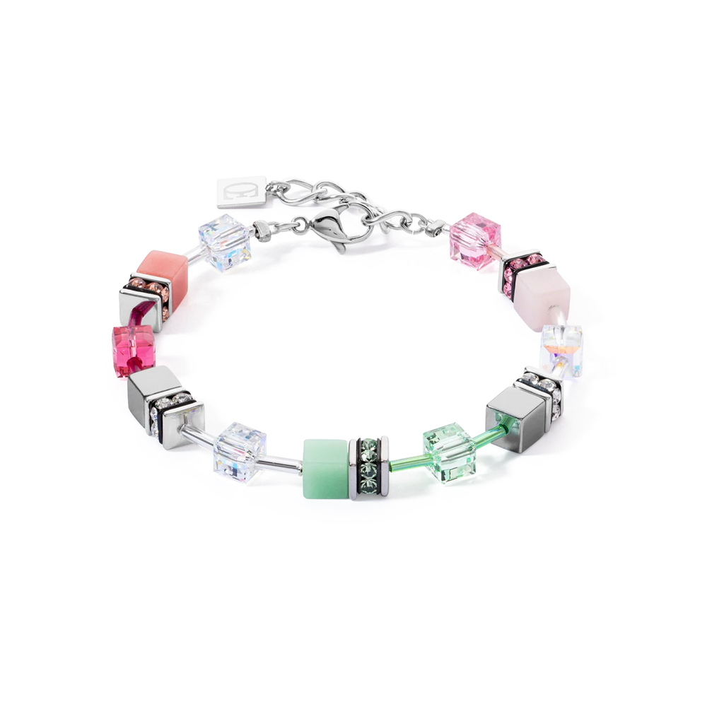 Браслет Coeur de Lion Green-Pink 4023/30-0504