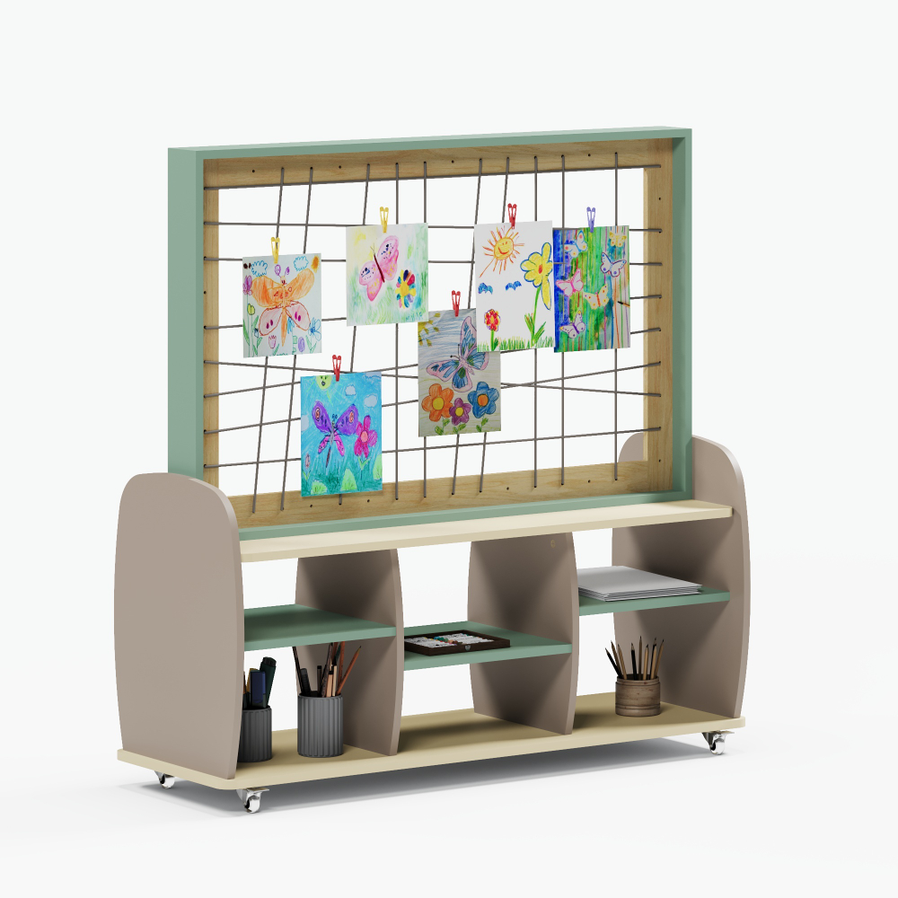 Мобильный стеллаж-выставка Ода серия СКАНДИК