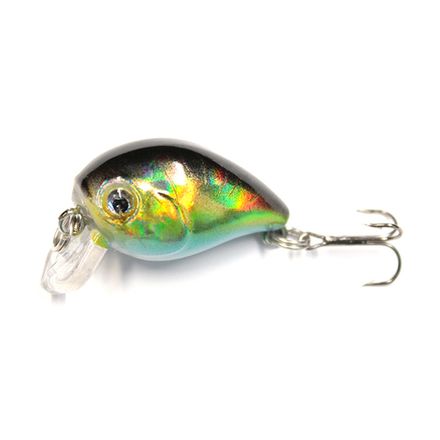 Воблер Namazu Crystal Crank, L-32мм, 2,4г, кренк, плавающий (0,5-1,0м), цвет 1