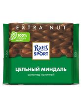 Шоколад молочный Ritter Sport Цельный миндаль 100 г