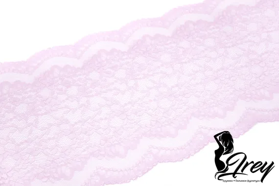 03-214 Кружево эластичное 23 см, лиловый